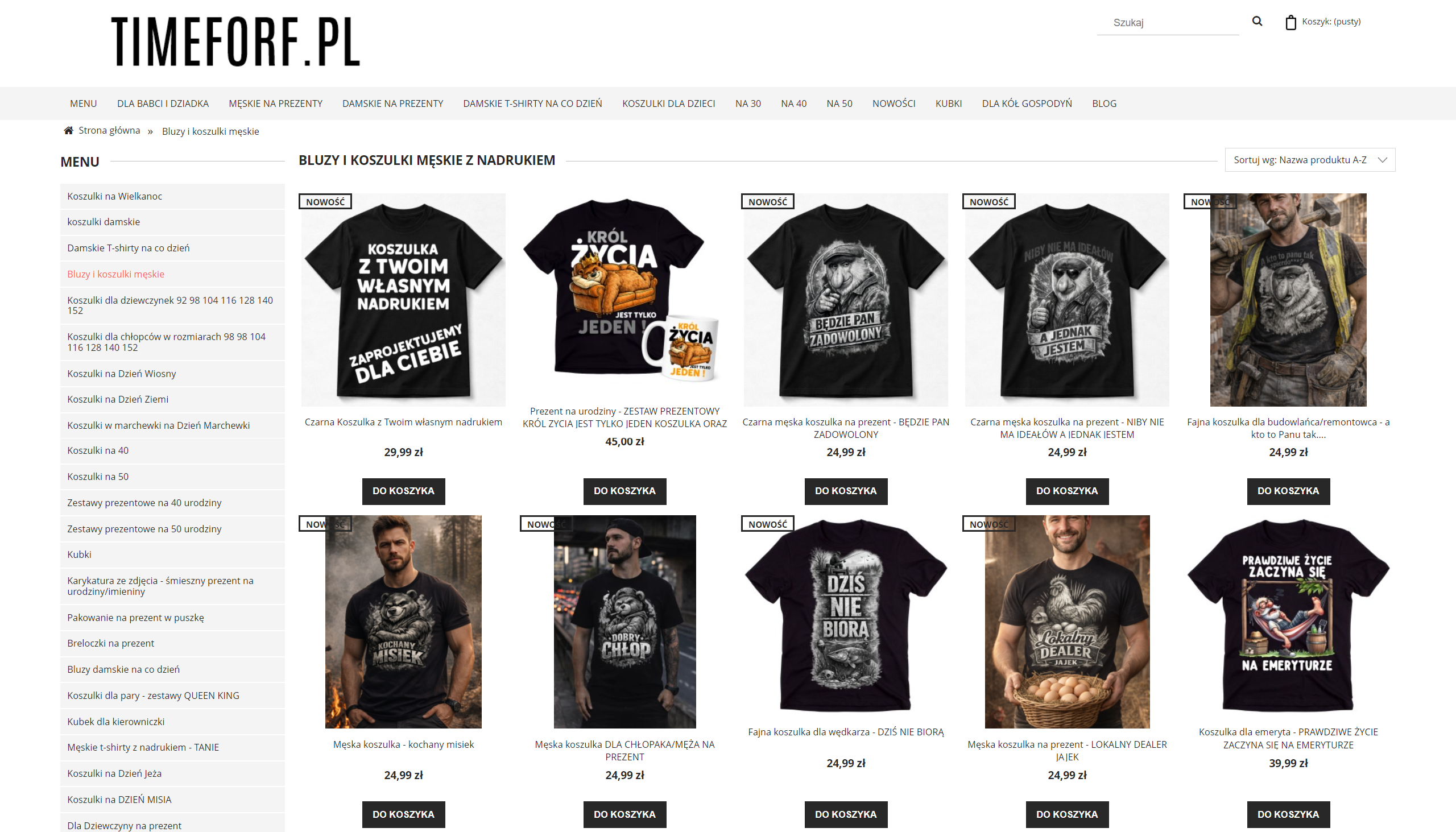 Jak dobrać rozmiar koszulki męskiej z nadrukiem przy zakupie online? Najczęstsze błędy i szybki przewodnik