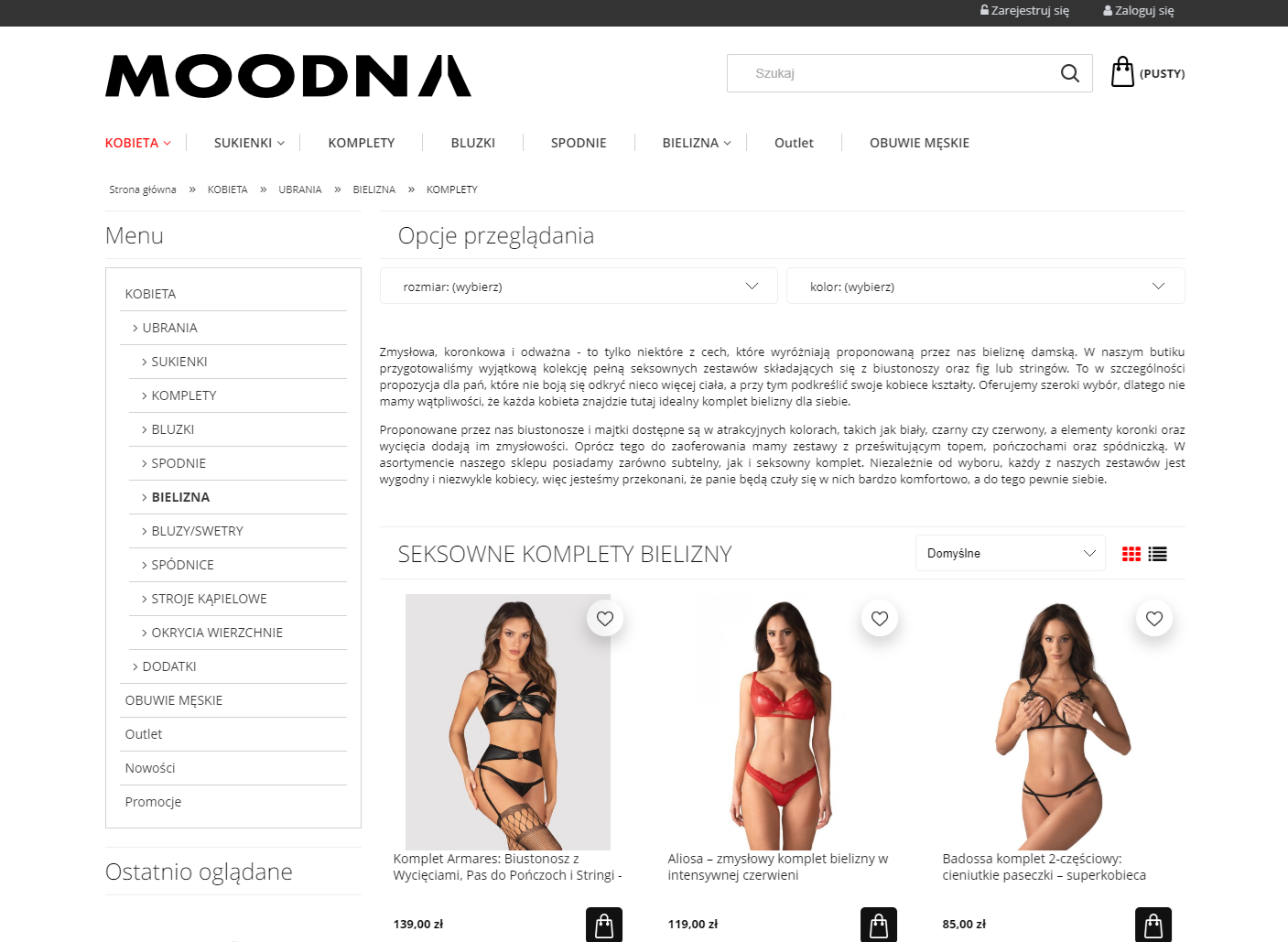 Seksowne komplety bielizny - jak wybrać te idealne do sesji zdjęciowej?