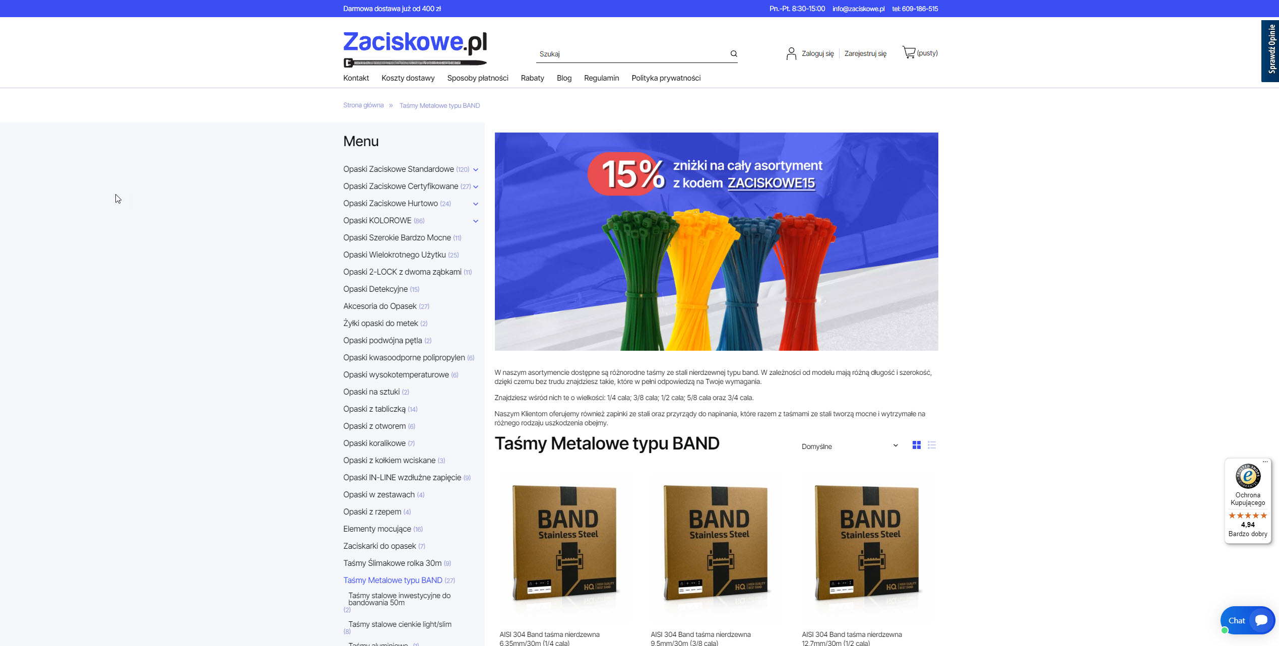 Jak dobrać taśmy stalowe do pakowania i spinania ładunków?