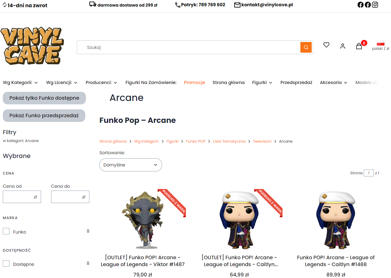 Funko Pop Arcane - kiedy gaming spotyka popkulturę kolekcjonerską