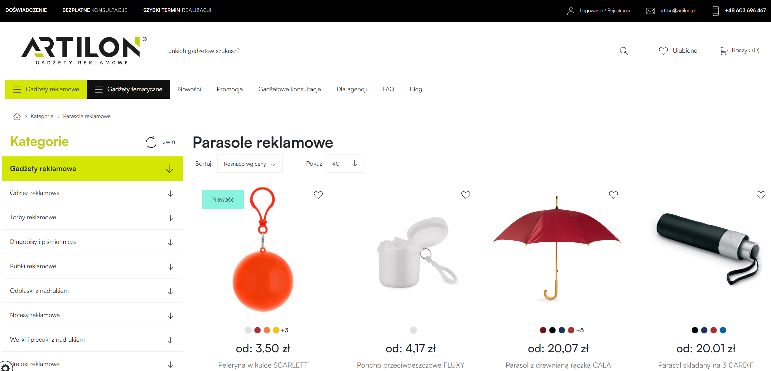 Parasole reklamowe wizerunkowe vs. masowe