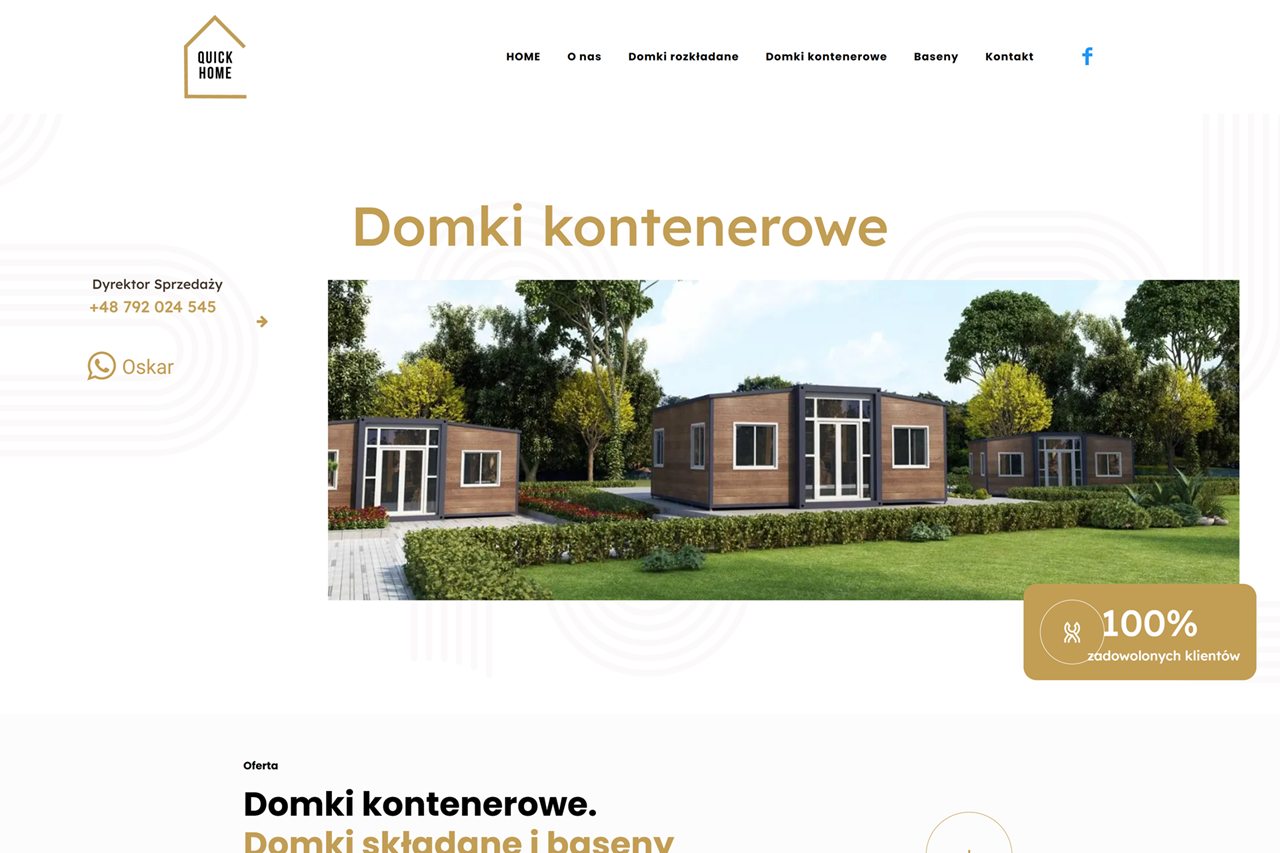 Logo QUICK HOME - Domki kontenerowe