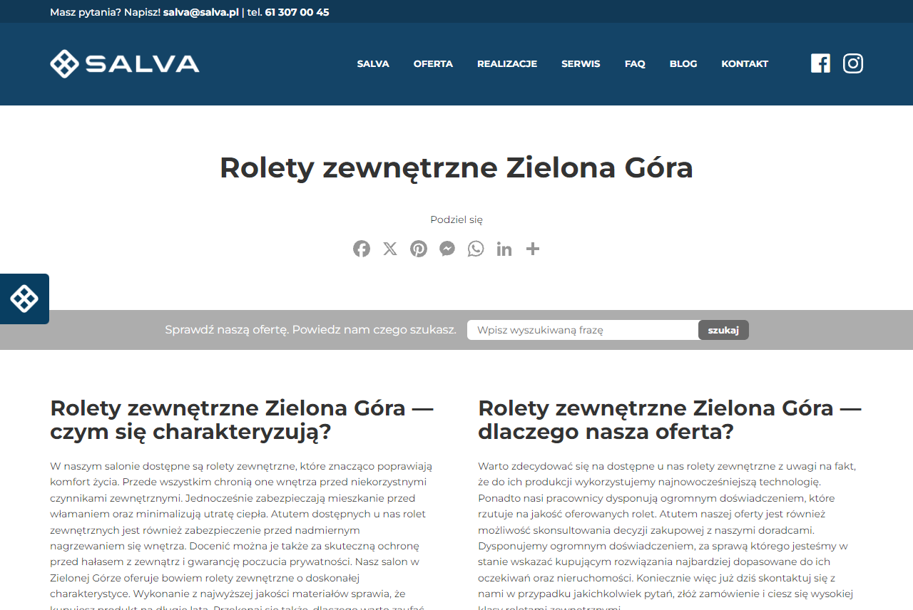 Rolety zewnętrzne w Zielonej Górze - skuteczna ochrona domu przed upałem, hałasem i włamaniem