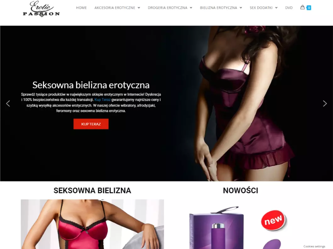 Zrzut ekranu strony