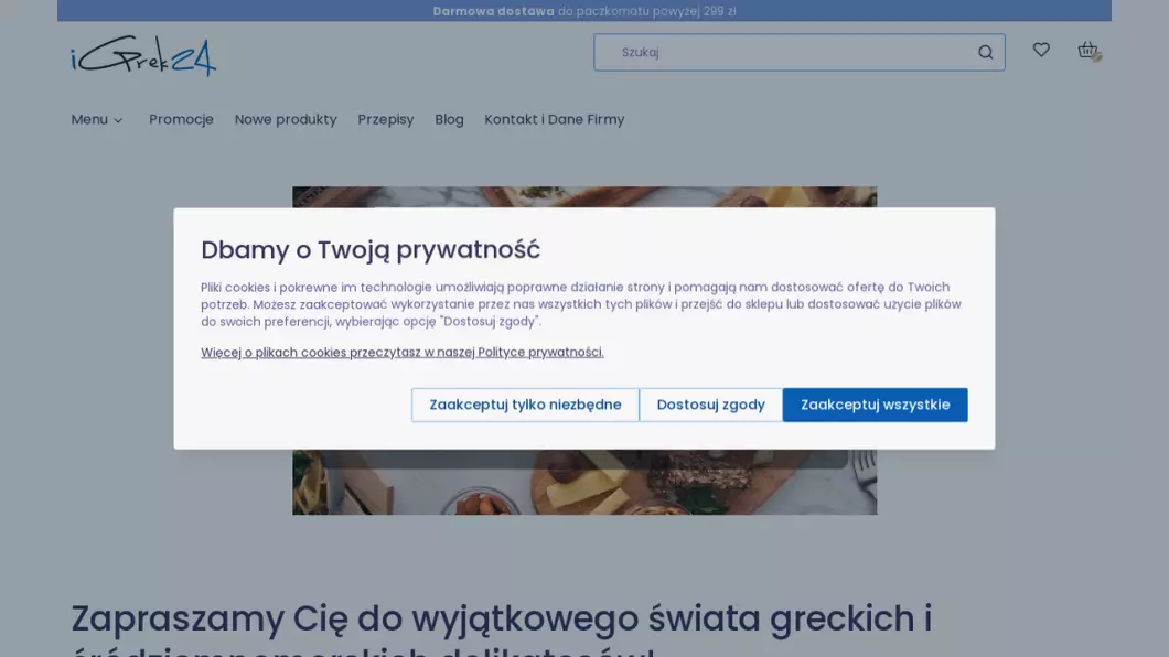 Zrzut ekranu strony